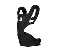 Porte-bébé Ergobaby Alta Hip Seat avec siège de hanche pour bébés et jeunes enfants à partir de 4 mois (5,5 kg - 20,4 kg), porte-bébé avec siège de hanche en Mesh SoftFlex, Onyx Black