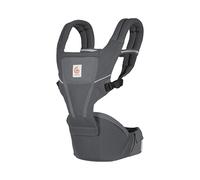 Porte-bébé Ergobaby Alta Hip Seat avec siège de hanche pour bébés et jeunes enfants à partir de 4 mois (5,5 kg - 20,4 kg), porte-bébé avec siège de hanche en Mesh SoftFlex, Graphite Grey