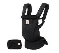 Porte-Bébé Ergobaby Omni Dream pour nouveau-nés, de la naissance à 20,4 kg, porte-bébé ergonomique 4 positions en Coton SoftTouch pour portage ventral, sur le côté et dans le dos (Onyx Black)