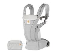 Porte-Bébé Ergobaby Omni Dream pour nouveau-nés, de la naissance à 20,4 kg, porte-bébé ergonomique 4 positions en Coton SoftTouch pour portage ventral, sur le côté et dans le dos (Pearl Grey)