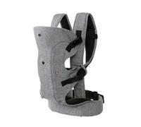 Porte-bébé ergonomique 3 en 1 gris, jusqu'à 15 kg, porte-bébé confortable, sangle réglable