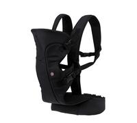 Porte-bébé ergonomique 3 en 1 noir, jusqu'à 15 kg, porte-bébé confortable, sangle réglable