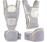 Porte-bébé ergonomique - AMY 10in1 - 0-36 mois, gris
