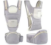 Porte Bébé Ergonomique Bébé 0-36 mois, 15Kg max, Ceinture 3 points d'appui épaules, taille, hanches G