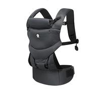 Porte-bébé ergonomique Dooky Urban Comfort (adapté dès la naissance 0-3 ans et 3,5-15 kg, idéal comme premier équipement de bébé, trois possibilités de portage différentes), Grey sapphire