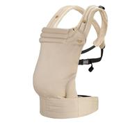 Porte-bébé Ergonomique du Nouveau-Né au Tout-Petit-4 en 1 Réglable avec Soutien de la Tête et Lombaire, Tissu Respirant (Blanc cassé)