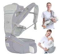 Porte Bébé Ergonomique Physiologique, Bonne respirabilité Convient à toutes les saisons,Facile à Porter, pour 0 à 36 Mois Bébé