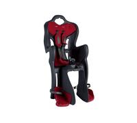 Bellelli Siège arrière vélo enfant B-One Standard CSS1482 Pour cadre Max 22 kg Gris foncé/rouge