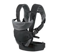 Infantino Porte-bébé Flip Convertible 4-en-1 Light & Airy, Assise ergonomique ajustable, Noir