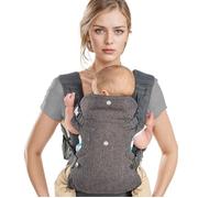 Porte-Bébé Flip 4-en-1 Ergonomique, 4 Façons de Porter Convertible, Confortable, Lanières Rembourrées, Ajustable.