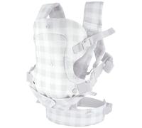Infantino Porte-Bébé Flip 4-en-1 Ergonomique, 4 Façons de Porter Convertible, Confortable, Lanières Rembourrées, Ajustable, Support de Tête Pour Bébés de 3,6 à 14,5 kg, Gingham