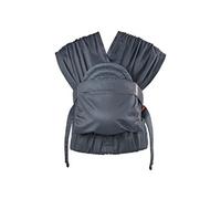 Infantino Porte‑bébé Hybride Hug & Cuddle – Écharpe, housse matelassée, 3,2‑11,8 kg – Gris foncé