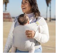 Boba Bliss Écharpe de Portage Sans Nœud, Nouveau-Né, Gris | Écharpe Hybride Extensible enfilée en secondes, sans nouer, certifiée Physiologique, Soutien-Tête nouveau-né, 0-18 mois.