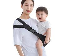 Porte Bebe Koala Respirant, Echarpe de Portage, Porte Nouveau-né, Porte-bébé Nouveau-né Confortable et Sûr, Jusqu'à 25 Kg-noir
