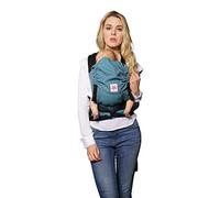 Porte-bébé Kokadi® TaiTai Just Lagoon (oddler) - Pour les tout-petits jusqu'à 20 kg ✓ Ergonomique ✓ Évolutif ✓ Demi-cou ✓ Coton bio ✓ Certifié GOTS ✓ Sac gratuit