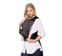 Porte-bébé Kokadi® TaiTai Just Mr. Grey (oddler) - Pour les tout-petits jusqu'à 20 kg ✓ Ergonomique ✓ Évolutif ✓ Demi-cou ✓ Coton bio ✓ Certifié GOTS ✓ Sac gratuit