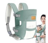 Porte-bébé léger - Bandeau réglable, harnais respirant | Structure renforcée pour le transport des, solution pratique pour les courses, les promenades familiales et les jours de voyage avec