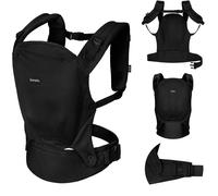 Porte-bébé Margareet Air Respirant Avec 3 Positions De Portage Et Capuche Black TU