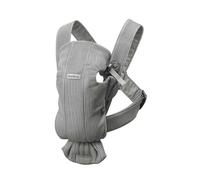 Porte-bébé Mini - BABYBJORN - 3D Mesh - Gris - Ergonomique - Mixte - A partir de 0 mois