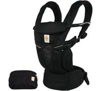 Porte-Bébé Ergobaby Omni Breeze pour nouveau-nés, de la naissance à 20,4 kg, porte-bébé ergonomique 4 positions en Mesh SoftFlex™ pour portage ventral, sur le côté et dans le dos (Onyx Black)