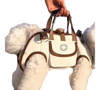 Porte-bébé Portatif pour Petit Chien,Porte-Chatouille pour Petit Chien avec Poche | Ssac À Dsos Ajustable À Libération Rapide pour Randonnée Vélo Voyage Voiture Avion Chats