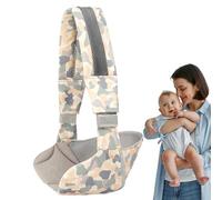 Porte-bébé, porte-bébé - Écharpe porte-bébé réglable - Écharpe de porte-bébé réglable, porte-siège ergonomique pour bébé avec sangle à motifs réglable pour bébé de 20 Kg