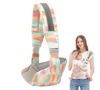 Porte-bébé, porte-bébé,Écharpe porte-bébé réglable | Porte-bébé sécurisé et confortable, 1 épaule avec tissu à motifs et respirant pour bébé de 20 kg