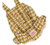 Porte Bébé Pour Poupée Vichy Camel Blanc, Marron, Rose TU