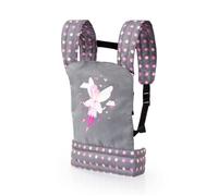 Porte-bébé pour poupon - Bayer Design - EasyCarry - Gris - 46 cm - Confortable et réglable