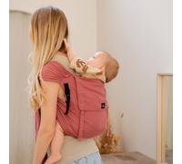 Porte-bébé p'tit evo, plume acajou TU