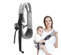 Porte-bébé réglable - Porte-bébé portable - Sangle de maintien réglable pour bébé - Écharpe koala réglable - Gris - Porte-bébé avec outil de portage réglable - Matériau en coton pour le camping