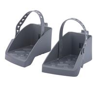 Porte Bebe Repose Pieds Boodie Silver Gris