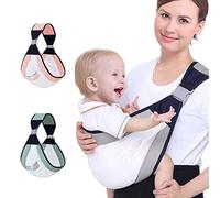 Porte-Bébé Respirant,Écharpe de Transport Respirante,Porte-Bébé Nouveau-Né,Écharpe Nouveau-Né,Écharpe de Portage