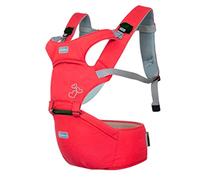 Porte Bébé, Respirant Echarpe Koala Porte-Bébé avec Assise Ergonomique, Echarpe Koala, Porte Nouveau-né, pour Bébés Prématurés et Nouveau-nés, Facile à Installer -rouge
