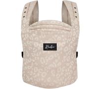 Porte-bébé Rookie dès la naissance - Ergonomique, confortable, tissus bio - Design Premium Elite - Mise en place rapide et facile - Porte-bébé pour les nouveau-nés jusqu'à 2 ans (Leo Beige)