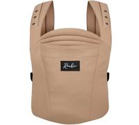 Porte-bébé Rookie dès la naissance - Ergonomique, confortable, tissus bio - Design Premium Elite - Mise en place rapide et facile - Porte-bébé pour les nouveau-nés jusqu'à 2 ans (Latte)