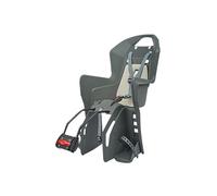 Polisport Porte-bébé KOOLAH fixation au cadre gris foncé coussin crème 22 kg