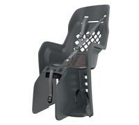 POLISPORT 8406600004 - Siège arrière Joy CFS pour vélos avec Roues de 26'' à 29'' adapté aux Enfants pesant de 9 à 22Kg avec ancrage sur Le Porte-Bagages en Color Gris Foncé