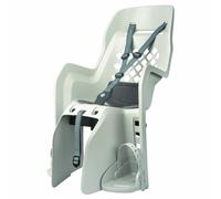 Polisport Siège enfant arrière Joy CFS – 9–22 kg – 26–29'' – Porte-bagages – Crème/Gris foncé
