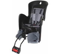 Porte bebe-siege enfant arriere polisport inclinable a fixer sur cadre bilby rs noir coussin gris (9 a 22kgs) homologue en 14344 Noir G