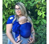 Porte-bébé sling sukkiri bleu électrique
