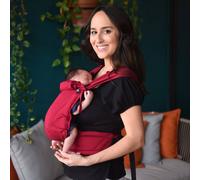Porte-bébé tiny - sangria rouge TU
