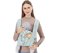 Porte-bébé Ventraux Écharpe de Portage Coton Doux Hamac De transport Allaitement Pour Nouveau-nés Sac à Bandoulière de Naissance Ergonomique Sac Dorsaux Réglable Mains Libres pour Bébé jusqu'à 15 kg