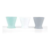 Porte biberons mains libres Bokee d'Ingenuity - Biberon facile une seule main ou tasse d'apprentissage pour bébés à grands enfants. Couleur : Bleu-vert