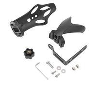 Porte-bidon de vélo, Porte-gobelet léger et Solide pour Bouilloire de Cyclisme, Ajustement Universel pour vélos de Tourisme Hybrides de Montagne, Plastique Durable, Alliage (Rearview Mirror Fix)