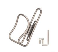 Porte-bidon en alliage léger avec tube creux à baïonnette, moulage lisse, résistant à l'usure, support à bord plat pour bouteilles de 500/750 ml, convient aux vélos avec trous de montage (B)