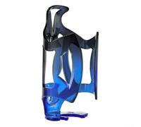 Porte-bidon léger en polycarbonate absorbant les chocs pour VTT, vélo de route pour vélo de gravier noir, rouge, bleu, jaune, blanc 14 cm (bleu)