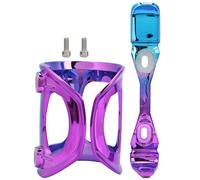 Porte-Bidon Leger Pour Velo De Montagne, Porte-Bidon Pour Velo De Route (Degrade Bleu Violet)