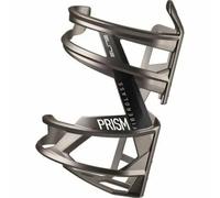 Elite Sport Porte-bidon Prism Gauche – Titane, Graphique noir – pour VTT, Gravel, cadres compacts