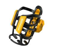 Porte bidon Moto pour F750GS F850GS Accessoires Moto - Porte-Bouteille Isotherme en Aluminium CNC avec Cage Amovible(Yellow F850GS)